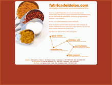 Tablet Screenshot of fabricadeideias.com.br